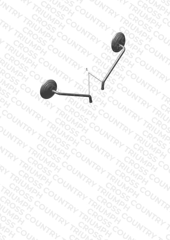 Mirror Kit, Machined Stem