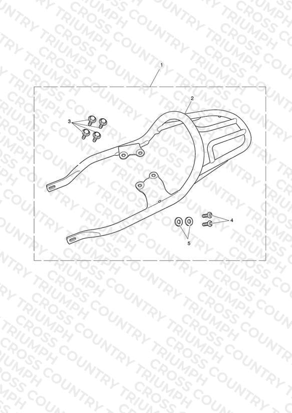 Luggage Rack Kit, Black