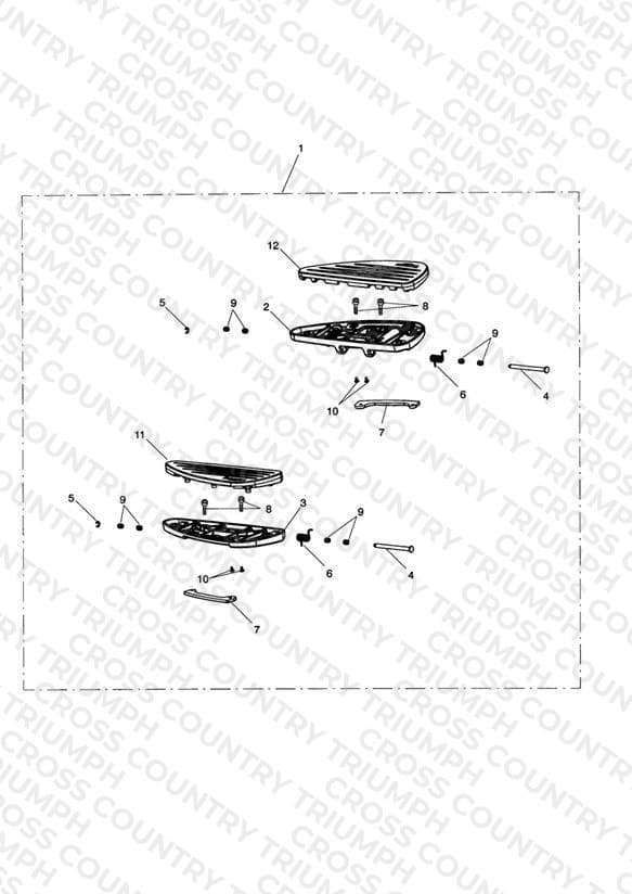 ’Classic’ Rider Footboard Kit