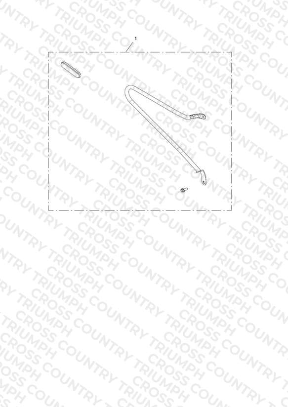 Pannier Rail Kit, RH