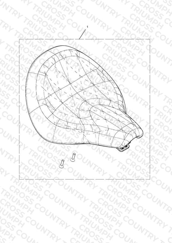Seat, Rider, Quilted, Brown