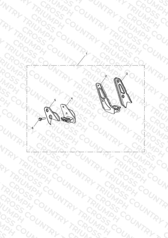 Rider Footboard Mounting Kit