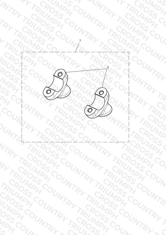 Riser Kit, Black, Unpinned