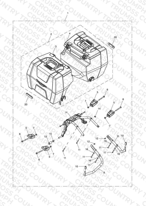 2 Box Pannier Kit, US, CA & SG