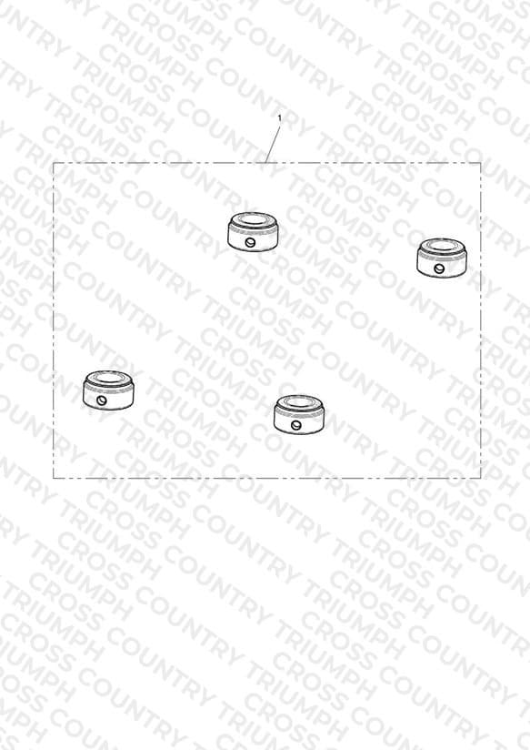 Head Bolt Cover Kit, Clr