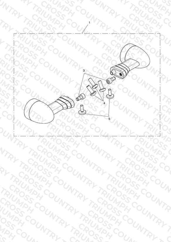 LED, Indicator Kit, D64, Short, 120 Lead