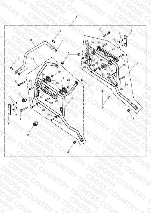 Mounting Kit, Panniers