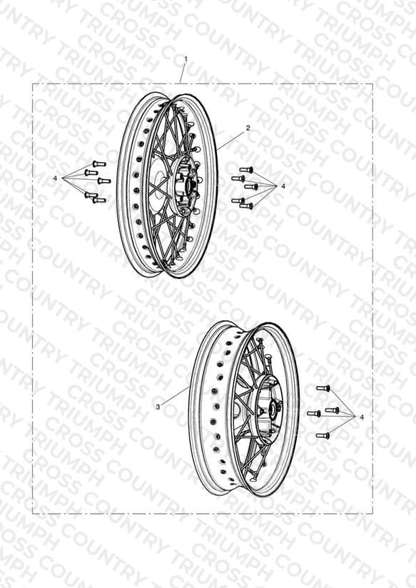 Wheels Kit, Black - > 829121