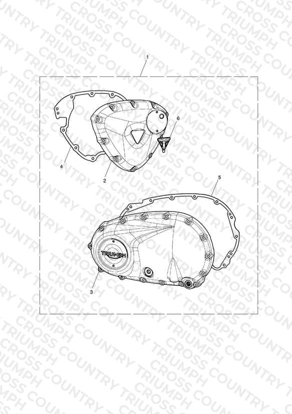 Engine Cover Kit, Brushed