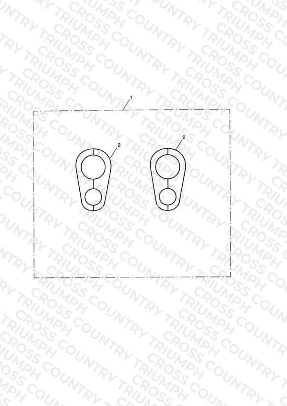 Chrome Cable Guide, 25.4mm
