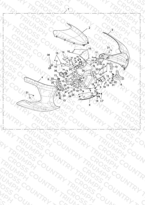 Front Fairing Kit, Painted - 749070 >