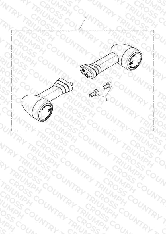 LED Indicator Kit, D64 Short, 250 Lead