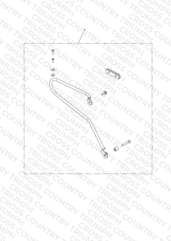 Pannier Rail Kit, LH