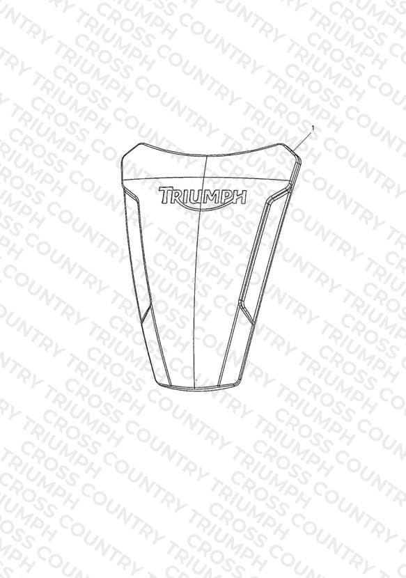 Tank Pad Rubber, Kit