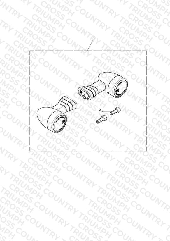 LED Indicator Kit, D40, Short, 250 Lead