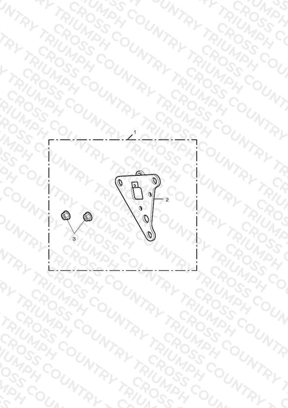 Bracket Kit, Rear Cyl Head Mount
