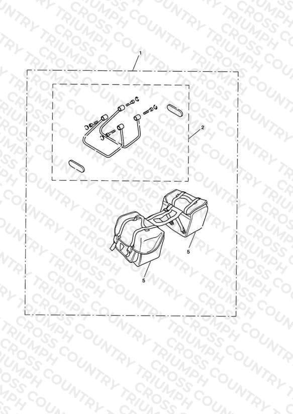 Pannier Kit, Leather, Type C