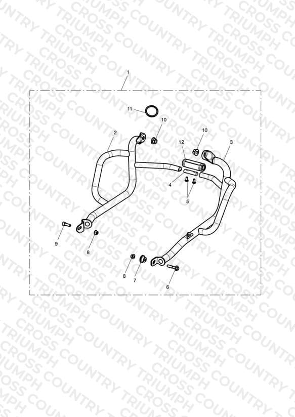 Dresser Bar Kit, Cage, Black