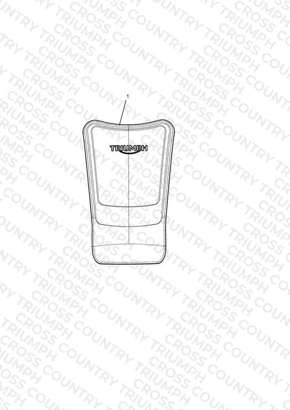 Tank Pad Rubber, Kit