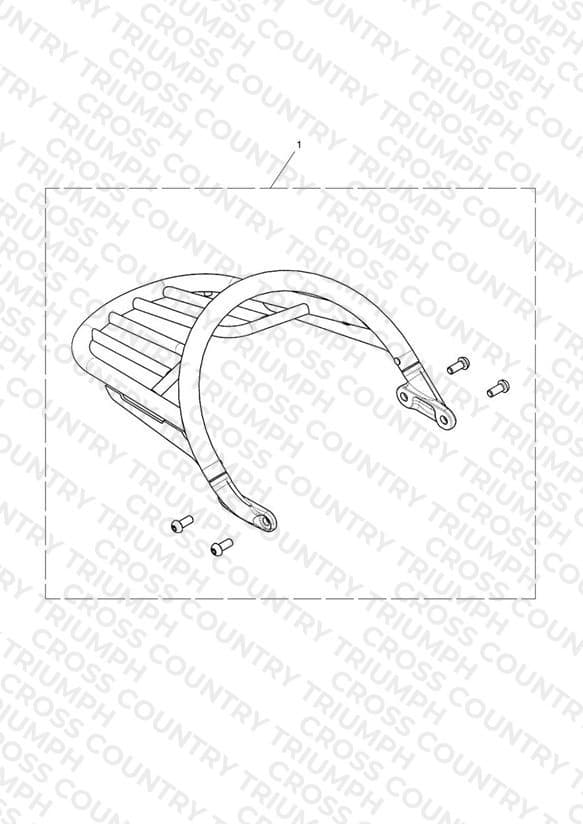 Grab Rail & Rack Kit, Chrome