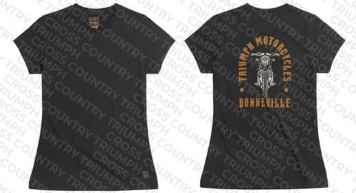 Bonneville Ladies T120 Tee Black