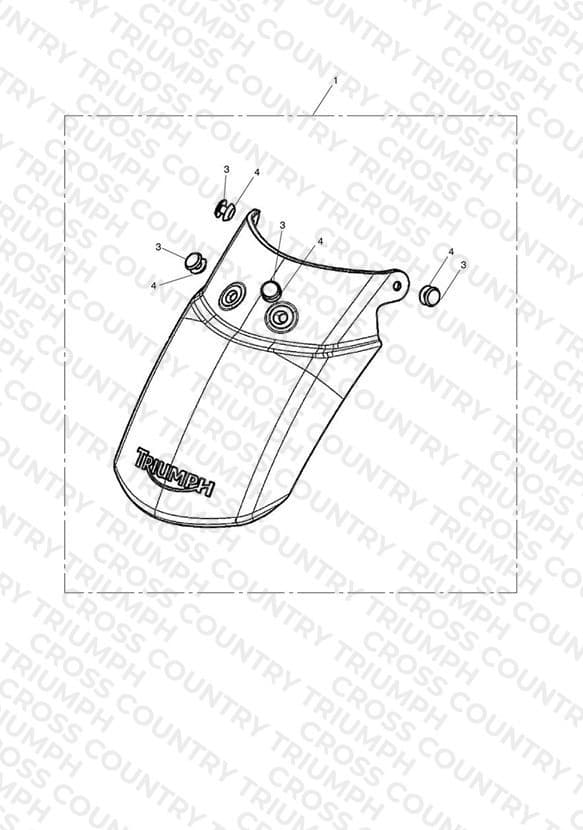 Front Mudguard Extension Kit