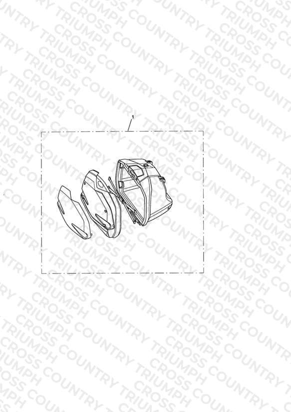 Pannier Assembly, LH, Spares Condition