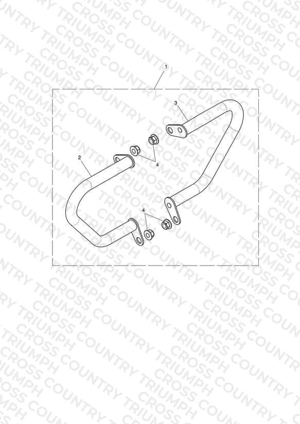 Dresser Bar Kit, Chrome