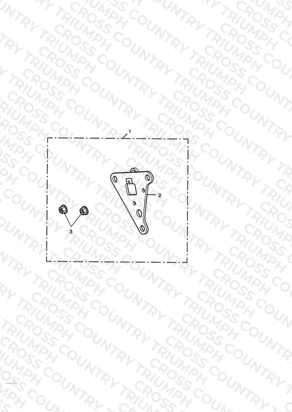 Bracket Kit, Rear Cyl Head Mount
