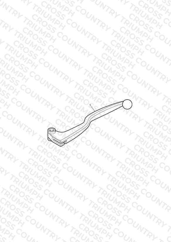 Clutch Lever Kit, Chrome