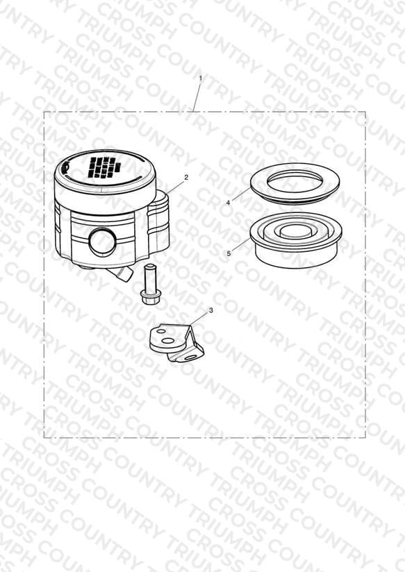 Reservoir, Front, Machined