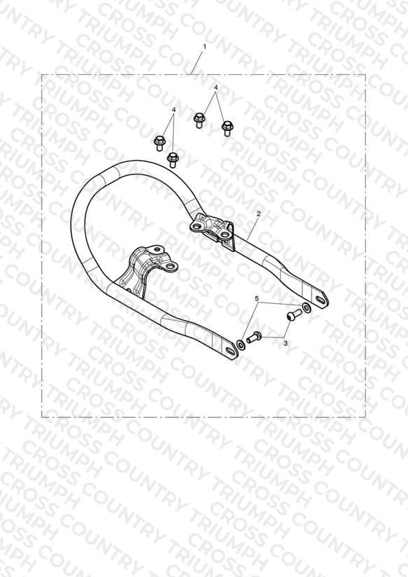 Grab Rail Kit, Chrome