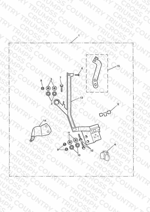 Pannier Rail, LH, Sub Assy