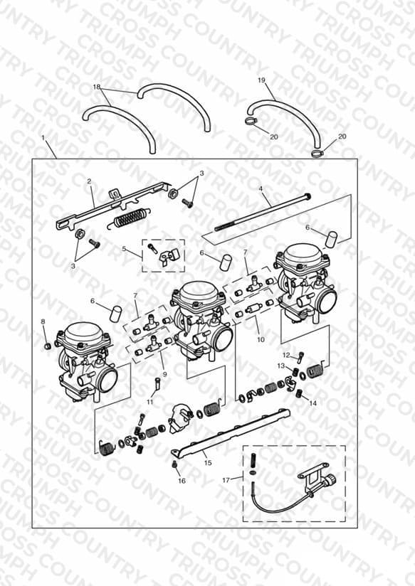 Carburettors - ENG NO 62507 >