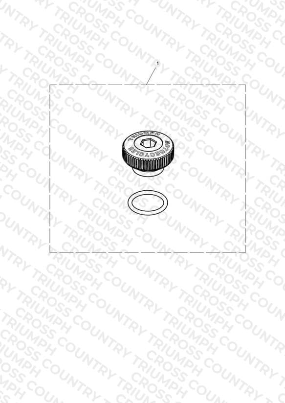 Oil Filler Cap, Machined, Black