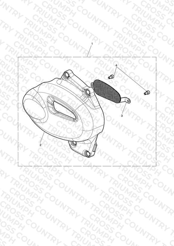 Sprocket Cover Kit, Chrome