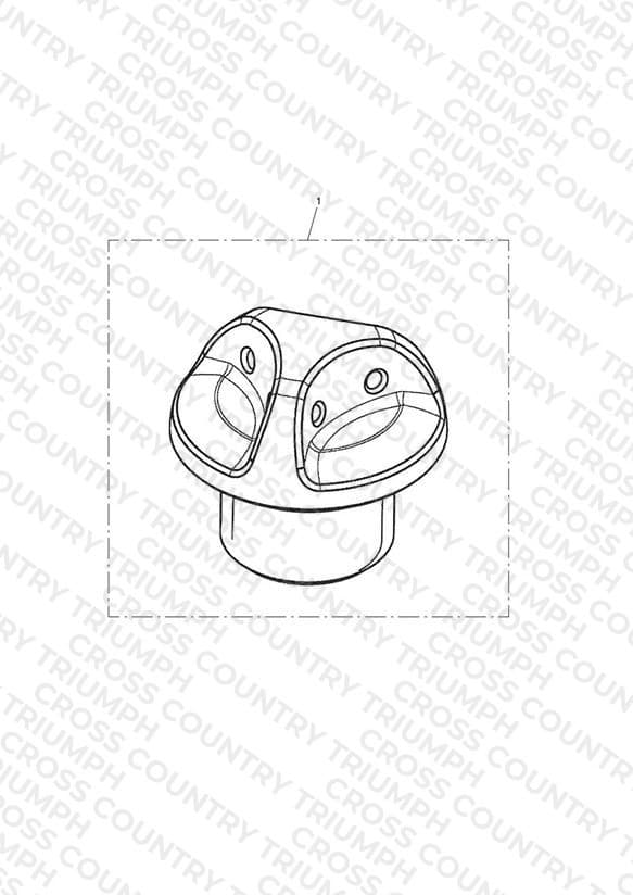 Oil Filler Cap, Red