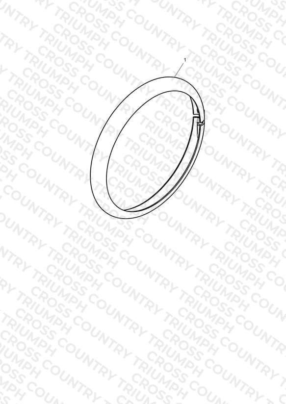 Headlight Rim, Black