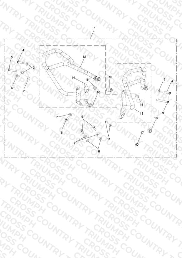 Fuel Tank Pro Bars Kit, SS
