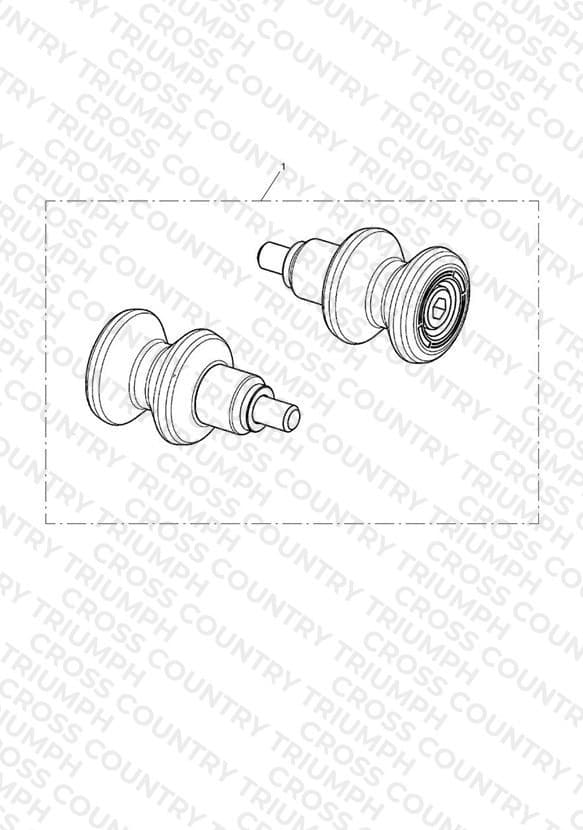 Paddock Stand Bobbin Kit, Type 2