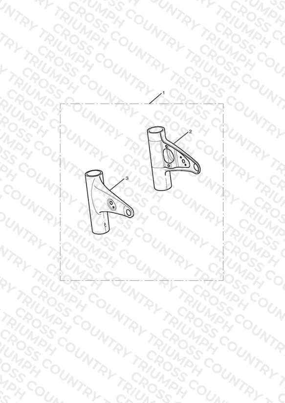 Headlight Bracket, LH, Chrome