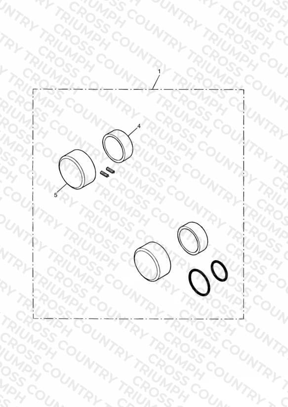 Axle Cover Kit, BNVL Classic