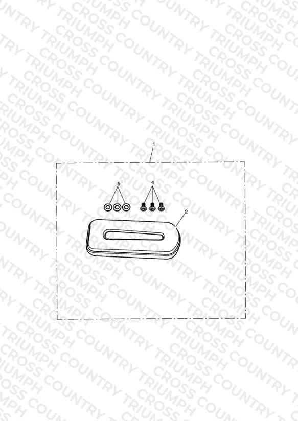 ’Chrome Line’ Brake Pedal Finisher, Large
