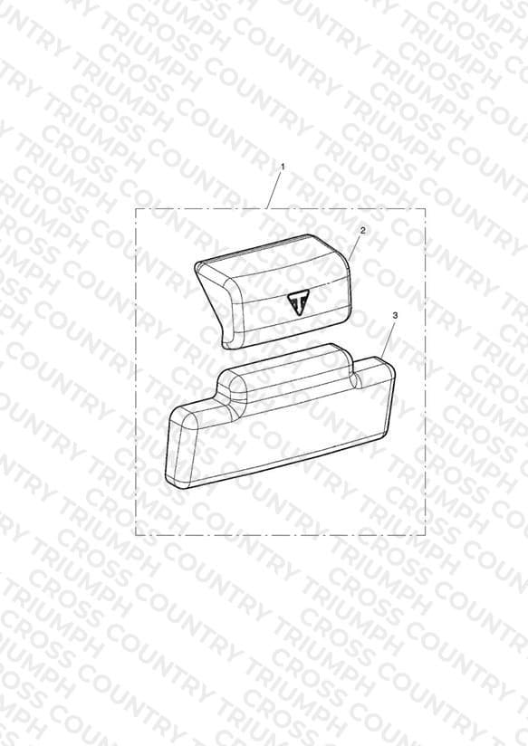 Top Box, Back Rest Kit