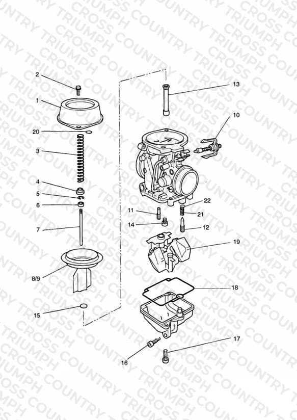 Carburettor Parts 4 Cyl (Carb assy 1240196-T0301)