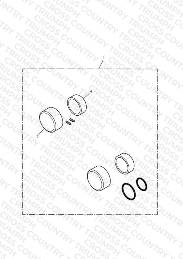 Axle Cover Kit, BNVL Classic