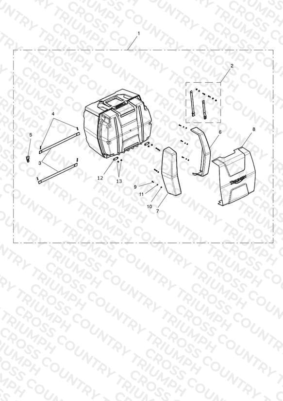 Top Box Assy Unpowered