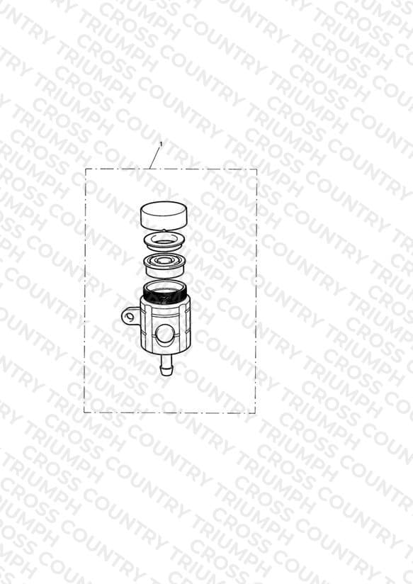Reservoir, Brake, Rear, Type 1