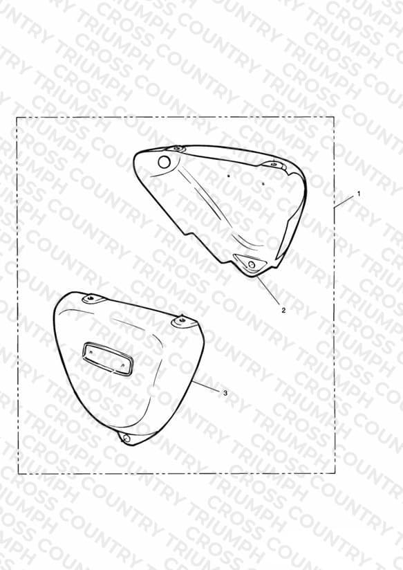 Chrome Side Panel Kit (up to VIN 71698)