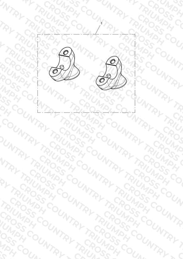 Riser Kit, Pinned, Black